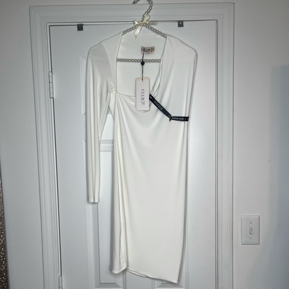 White One Shoulder Dress